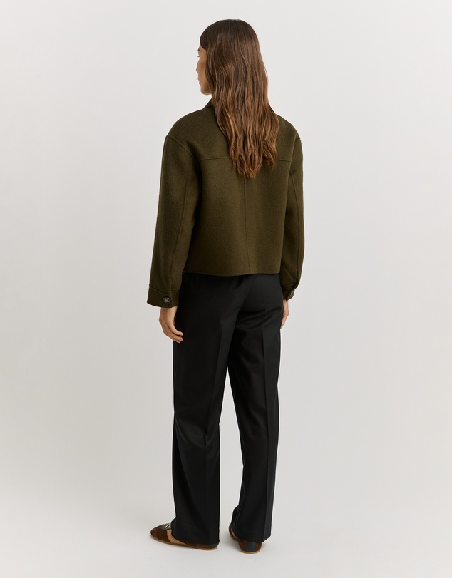 Toorallie - Button Front Wool Jacket