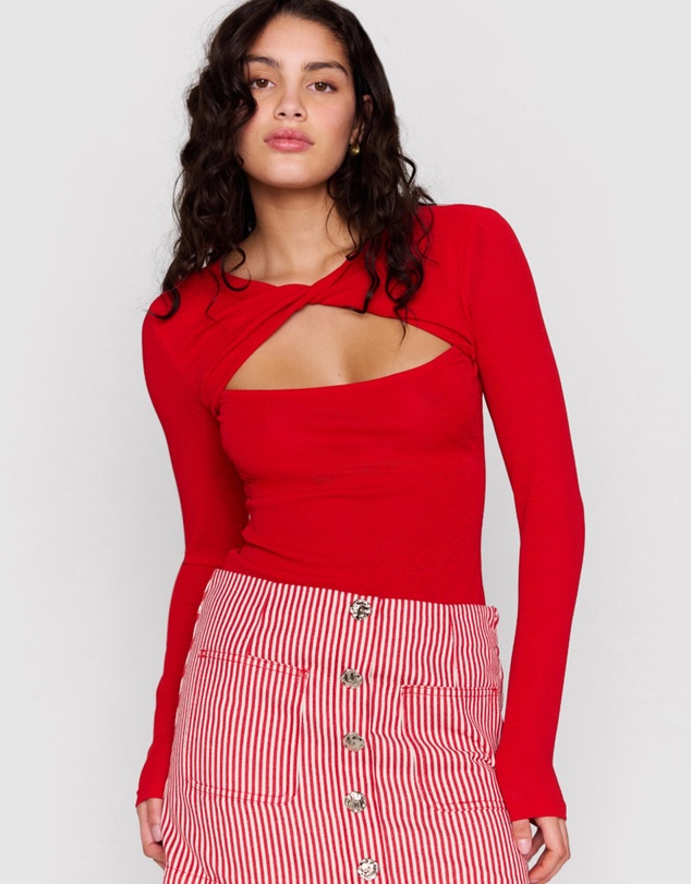 MINKPINK - Rosa Twist Front Top