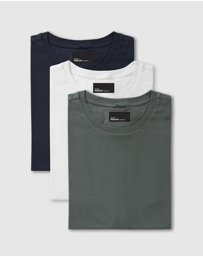 Wayver - The Essential Crew Tee 3-Pack