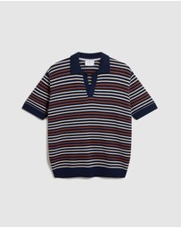 Percival - Douglas Boxy Knitted Polo