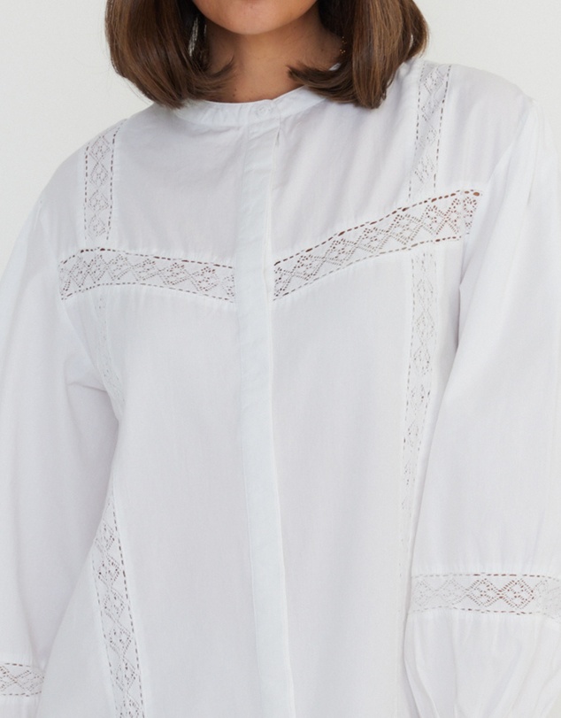 ALEXANDRA - Everett Blouse White