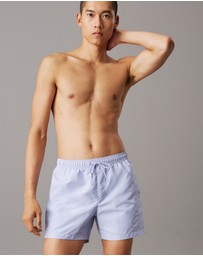 Calvin Klein - Logo Embroidery Medium Drawstring Swim Shorts