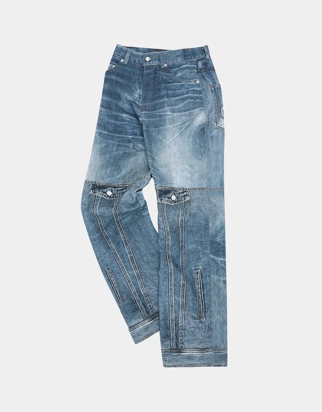 Andersson Bell - Custom-Like Printed Denim Pants - Unisex
