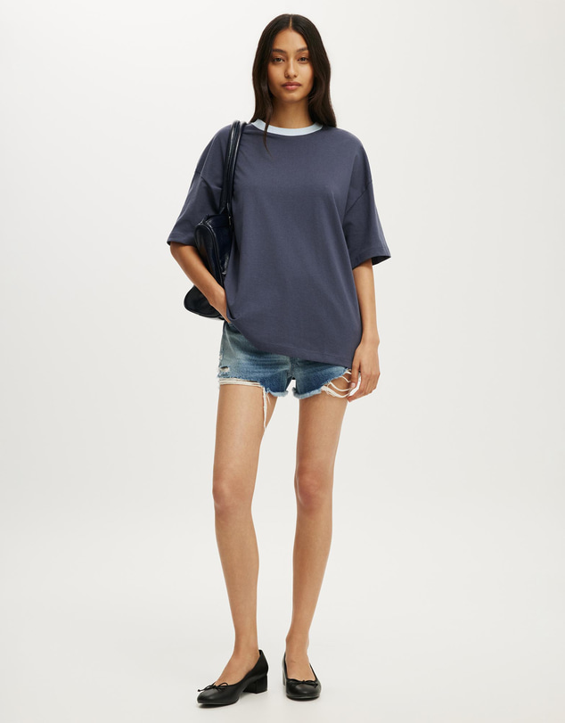 Cotton On - Boxy Short Sleeve Tee