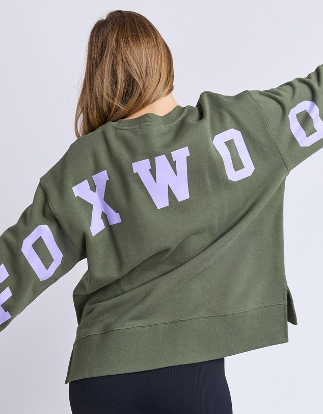 Foxwood - Interval Crew Khaki With Lilac