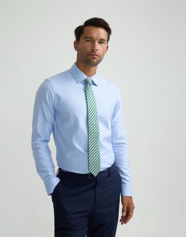 Oxford - Beckton Slim Fit Twill Cotton Shirt