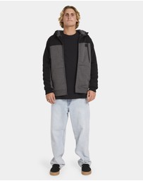 Volcom - Mens Division Lined Zip Up Hoodie