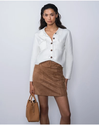 Forcast - Willow Collar Cardigan