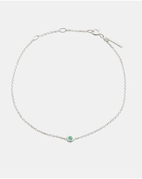 Kirstin Ash - Petite Birthstone Bracelet May Emerald