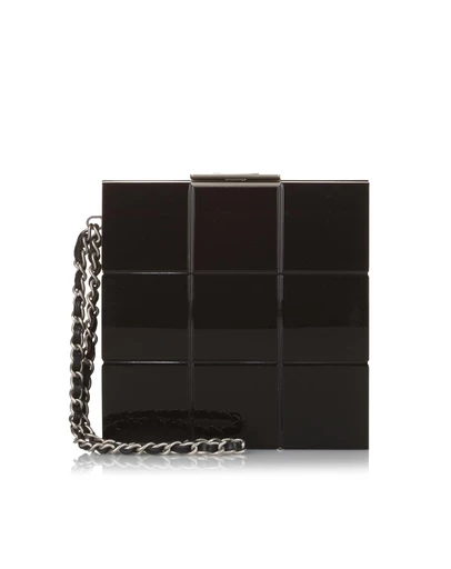 Chanel - Pre-Loved Lucite Minaudiere Perspex Clutch Bag