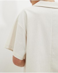 Calli - Karina Oversized Collared Shirt
