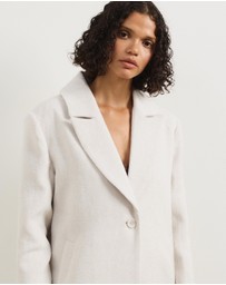 Atmos&Here - Ally Wool Blend Longline Coat