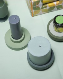 porter green - flipp lrg silicone unbreakable candle holder set