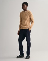 Gant - Cotton Cable Crew Neck Knit