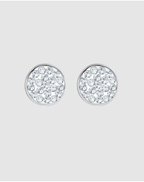 Elli Jewelry - Earrings Stud with Stone Crystals 925 Sterling Silver