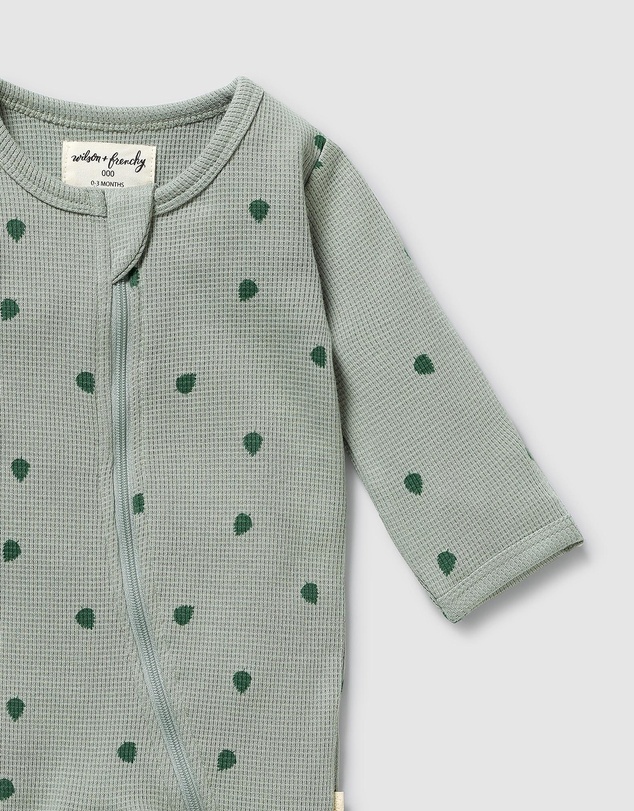 Wilson & Frenchy - Tumbletwig Organic Waffle Zipsuit - Babies