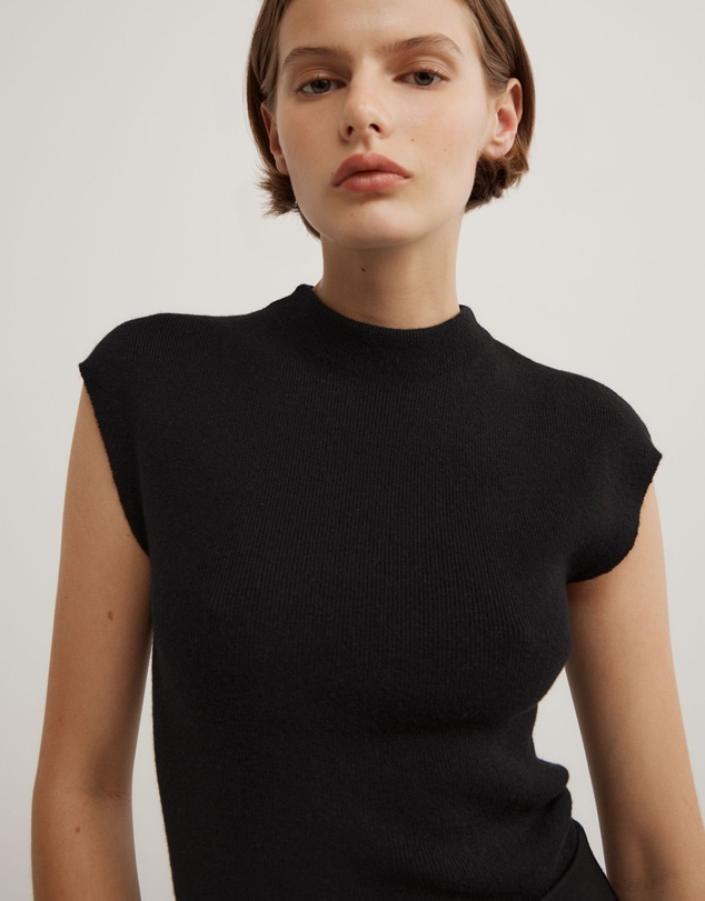 Witchery - High Neck Knit T-shirt