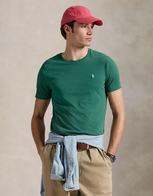 Polo Ralph Lauren - Custom Slim Fit Jersey Crewneck T-Shirt - ICONIC EXCLUSIVE