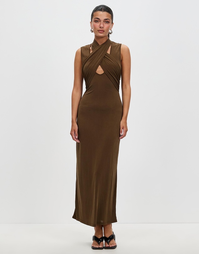 Third Form - Wisteria Wrap Neck Tank Dress
