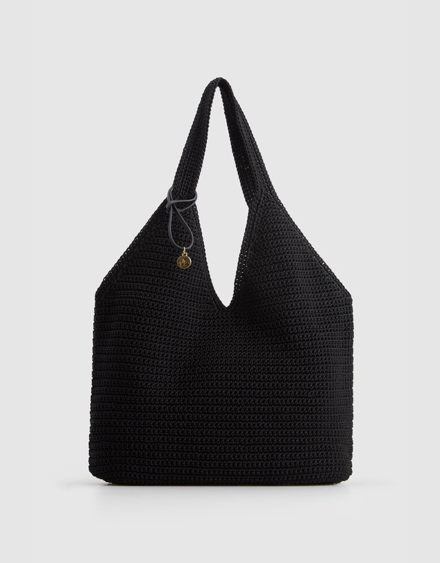 Laura Jones - Rayon Crochet Tote Bag