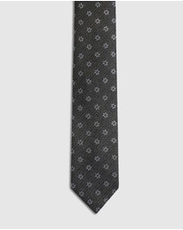 Oxford - Isaac Ditsy 7Cm Silk/Wool Tie