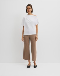 Country Road - Australian Cotton One Shoulder T-shirt