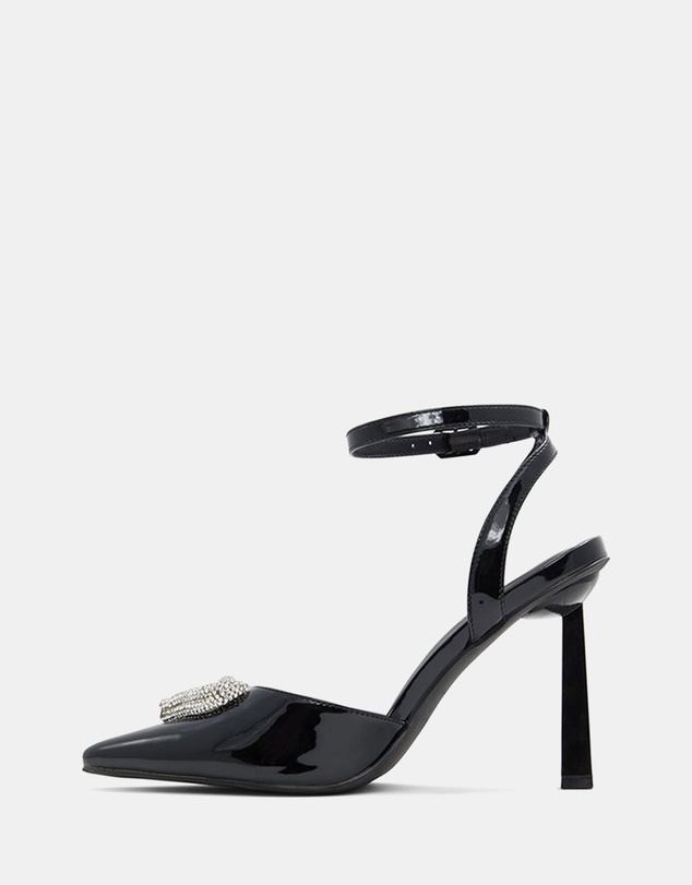 Call It Spring - Angellina Heart Ankle Strap Pump Heels