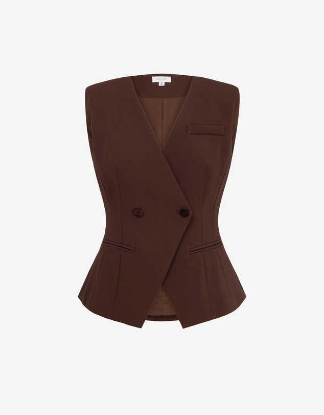 Forcast - Nikki Collarless Vest