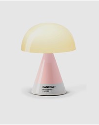 Lexon - Lexon GIFT Set PANTONE - Includes Mino+ Mini Speaker, Flip Classic Clock, Mina M Lamp, Thykho 3 Speaker - Rose Pink