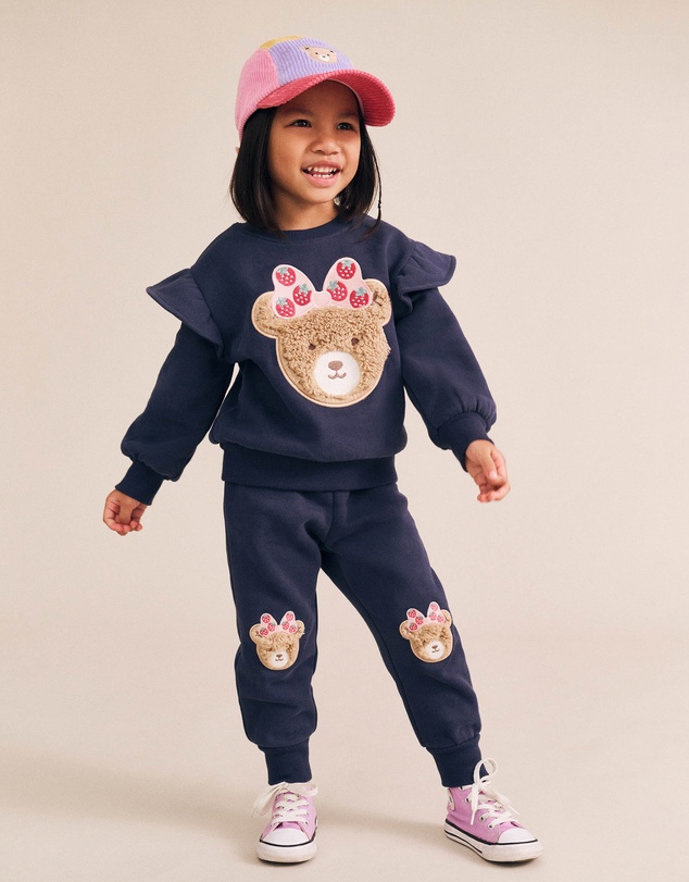 Huxbaby - Strawberry Fields Huxette Bow Sweatshirt - Babies