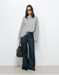 AERE - Nola Oversized Cashmere Blend Knit Jumper