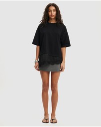 Cotton On - Satin Layered T-Shirt