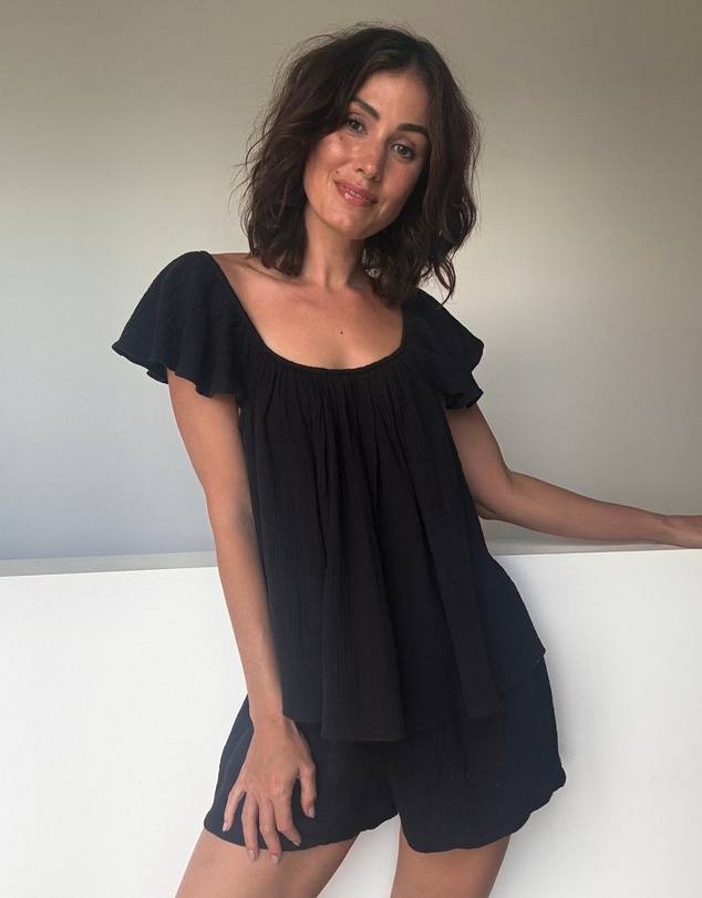 UNE PIECE - Ethereal Frill Cami & Shorts Pyjama Set
