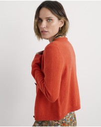 Seasalt - Seasalt Cornwall Orange Tern Tide Cardigan