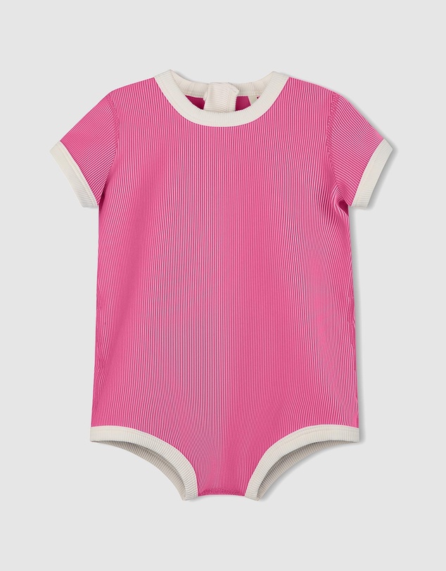 Zulu & Zephyr Mini - Mini Stripe Rib Infant Onesie - Babies-Kids