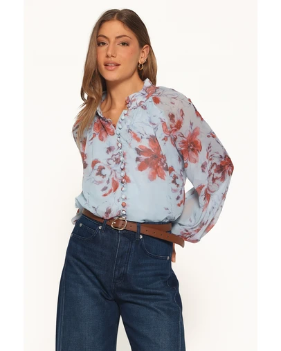 Petal & Pup - Marni Top - Blue Floral