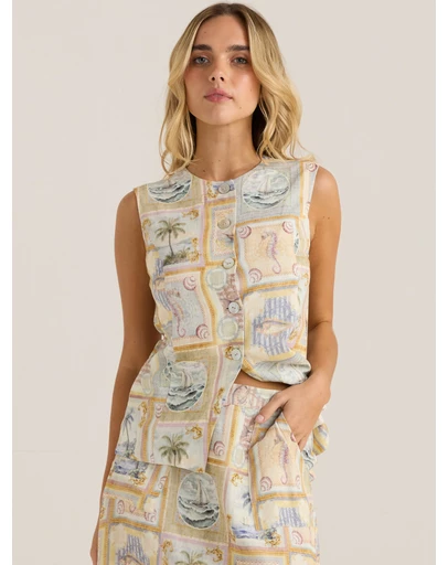 Sass - Reo Button Vest