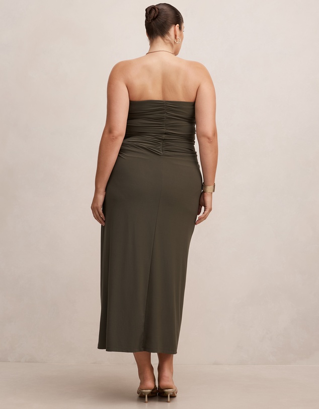 Forever New Curve - Keely Curve Strapless Jersey Maxi Dress