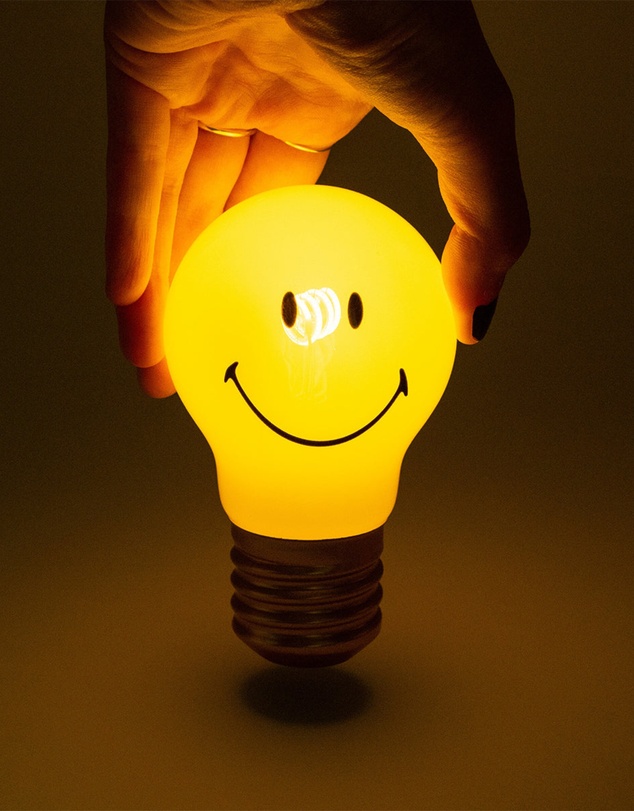 Suck UK - Cordless Lightbulb Smiley