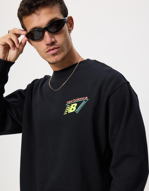 New Balance - Classic Tri-Logo French Terry Crew