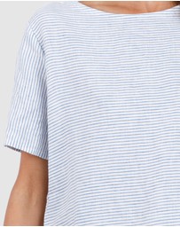 CAMIXA - Teena Linen T-shirt Top