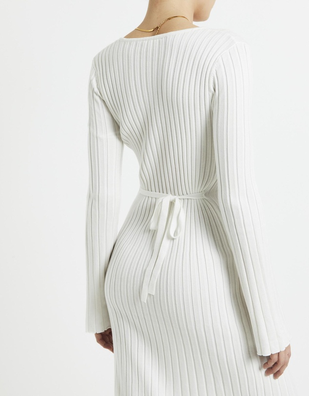 Subtitled - Sophie Long Sleeve Rib Knit Dress
