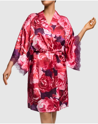 Sainted Sisters - Scarlett Silk Kimono