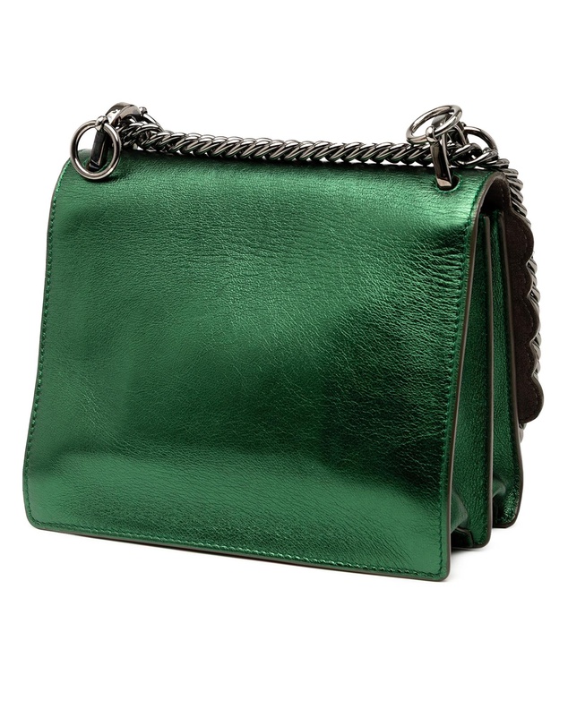 Pre-Loved by Azura Reborn - Pre-Loved Small Leather Scalloped Kan I Crossbody