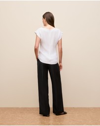 Trenery - Twist Front Top in White