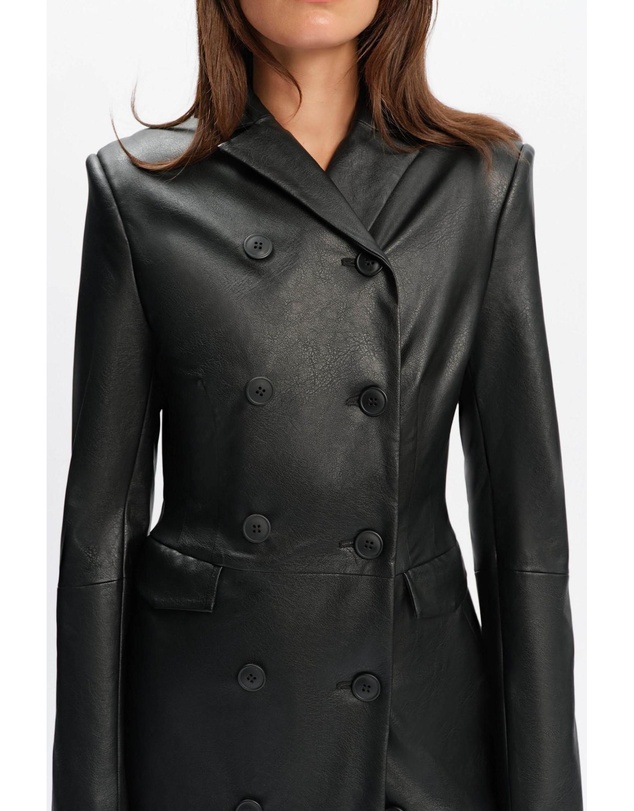 Bardot - Liana Vegan Leather Coat