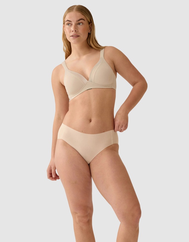 Naturana - Wednesday Jacquard Wireless T-Shirt Bra with Padded Straps