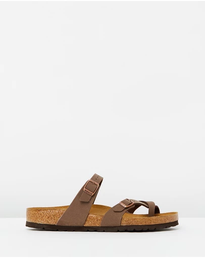 Birkenstock - Womens Mayari Birko-Flor Nubuck Regular Sandals