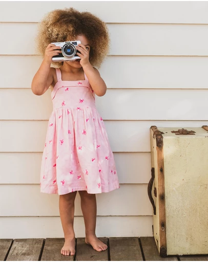 Fox & Finch - Summer Vacay Embroidered Dress - Babies