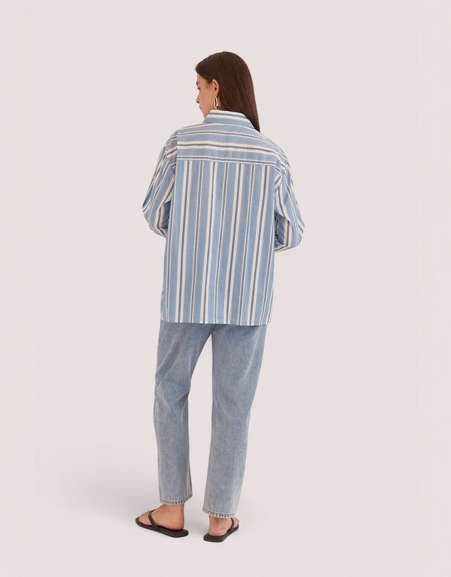 Sass - Nyx Piped Stripe Shirt